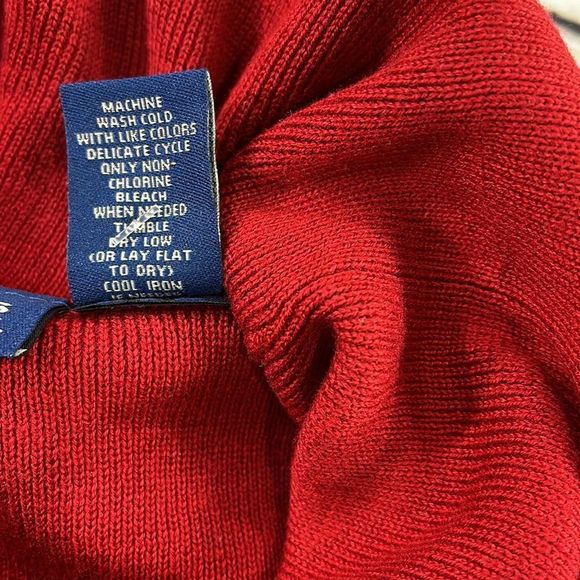 NWT Women’s Fall Creek Red Long Sleeve Turtleneck Dress (XL) GB10 - Picture 4 of 10